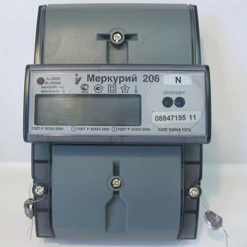 Электросчетчик Меркурий 206 PLNO, фото 1